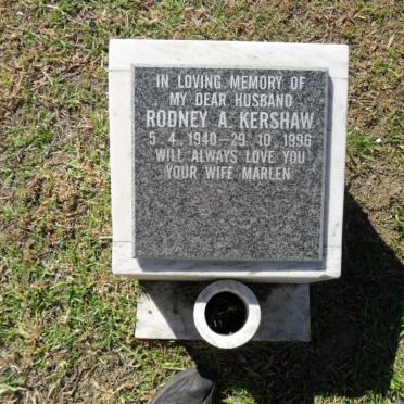 KERSHAW Rodney A. 1940-1996
