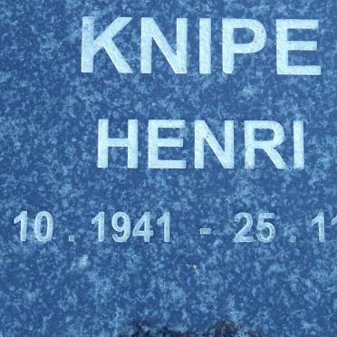 KNIPE Henri 1941-2001