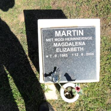 MARTIN Magdalena Elizabeth 1945-2004