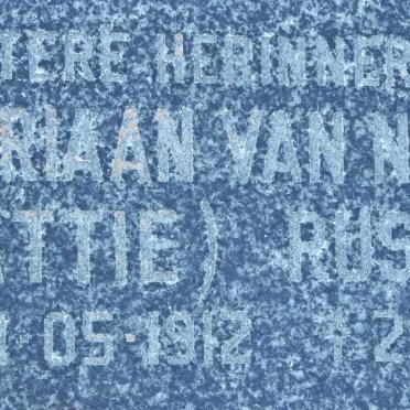 NIEKERK Adriaan Russouw, van 1912-1996