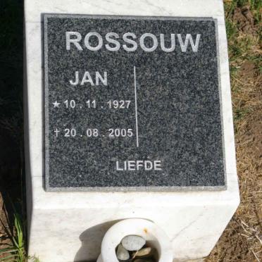 ROSSOUW Jan 1927-2005