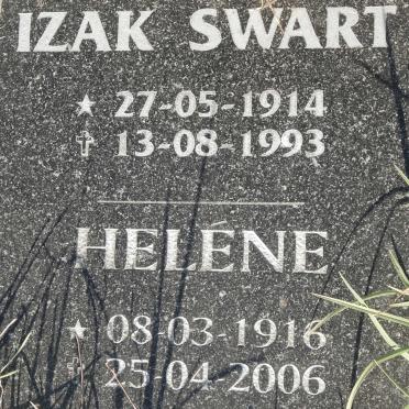 SWART Izak 1914-1993 &amp; Helene 1916-2006
