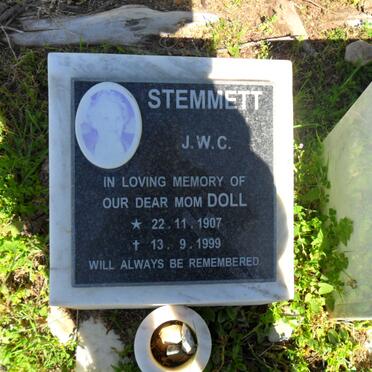 STEMMETT J.W.C. 1907-1999