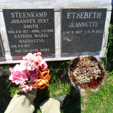 STEENKAMP Johannes Gert Smith 1917-1992 & Katrina Maria Magdalena 1917- :: ETSEBETH Jeannette 1937-1992