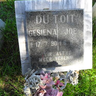 TOIT Joe, du -1994 &amp; Gesiena -1990