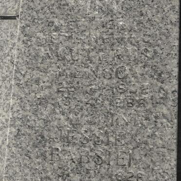 VINK Wouterus Menso 1902-1986 &amp; Angeline Jessie 1926-1996