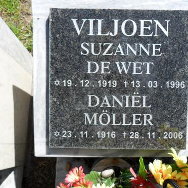 VILJOEN Daniel Moller 1916-2006 &amp; Suzanne DE WET 1919-1996