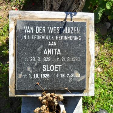 WESTHUIZEN Sloet, van der 1929-2008 &amp; Anita 1929-1993