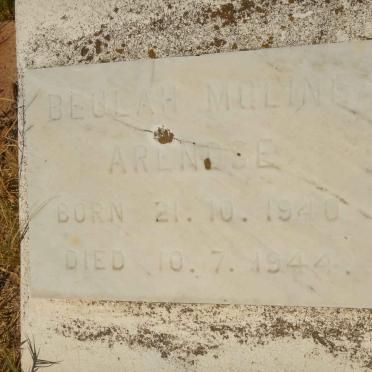 ARENDSE Beulah Moline 1940-1944