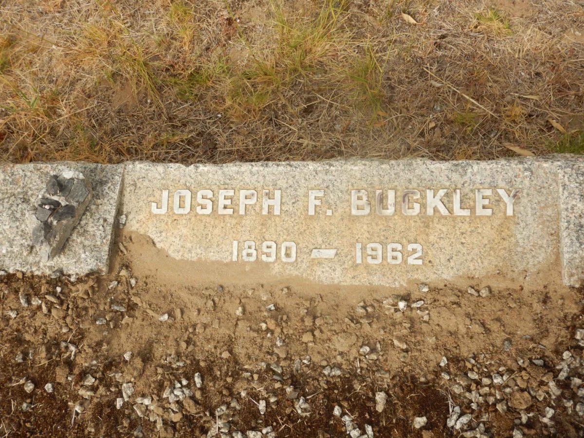 BUCKLEY Joseph F. 1890-1962