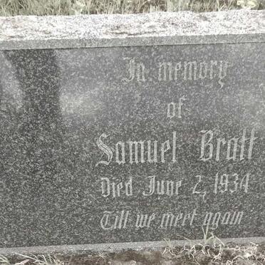 BRATT Samuel -1934