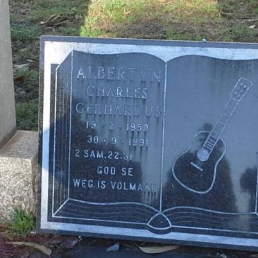 ALBERTYN Charles Gerhardus 1950-1991
