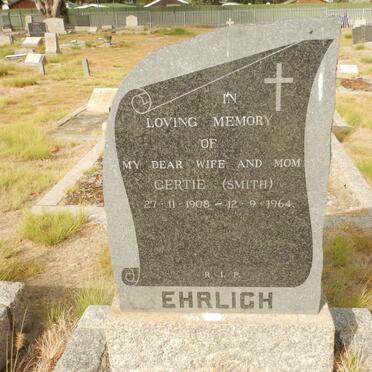 EHRLICH Gertie nee SMITH 1908-1964