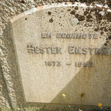 EKSTEEN Hester 1873-1952