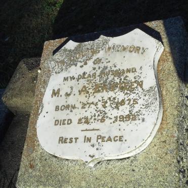 EKSTEEN M.J.A. 1875-1952