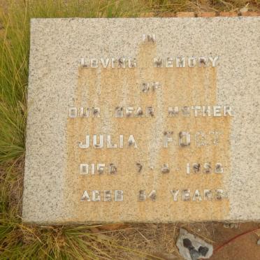 FOOT Julia -1958