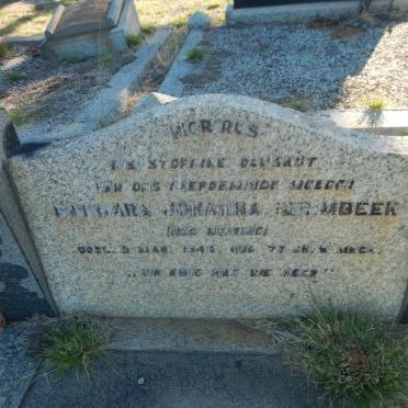 GRIMBEEK Barbara Johanna nee MEIRING -1946
