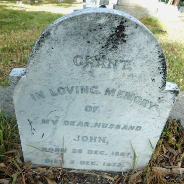 GRANT John 1867-1932