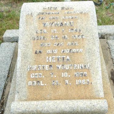 GILDENHUYS Wynand 1889-1956 &amp; Hester Woutrina 1892-1963
