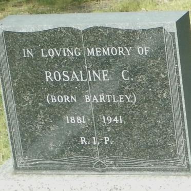 HAMMAN Rosaline C. nee BARTLEY 1881-1941