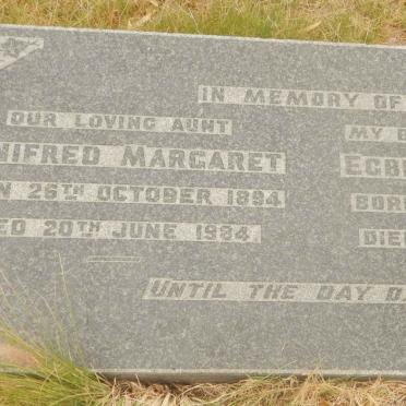 HAMILTON Egbert 1893-1952 &amp; Winifred Margaret 1894-1984