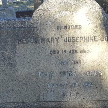 JONES Evan Hugh -1952 &amp; Helen Mary Josephine -1945