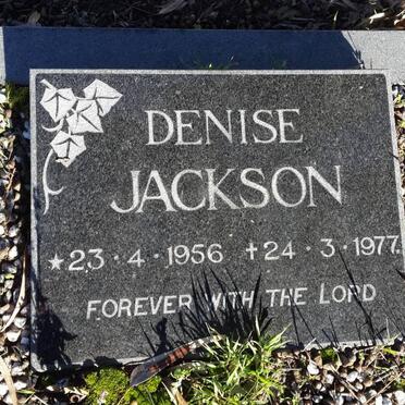 JACKSON Denise 1956-1977