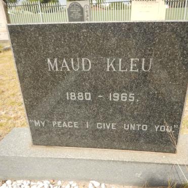 KLEU Maud 1880-1965
