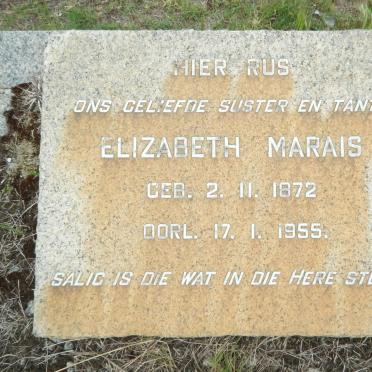 MARAIS Elizabeth 1872-1955