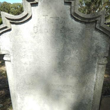 MULLER Magdelena Louisa Maria nee KUHN