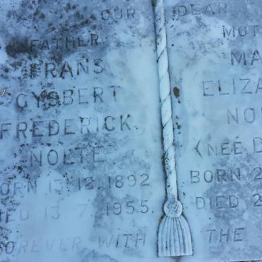 NOLTE Frans Gysbert Frederick 1892-1955 &amp; Mary Elizabeth Du TOIT 1897-1957