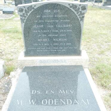 ODENDAAL Michiel Wilhelm 1879-1968 &amp; Jessie CILLIERS 1883-1956