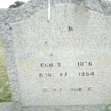 OLIVIER Hester Cornelia 1876-1954