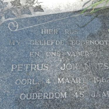 PIENAAR Petrus Johannes -1962