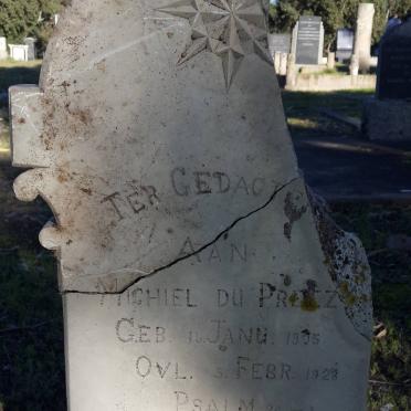 PREEZ Michiel, du 1905-1928