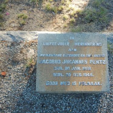 PENTZ Jacobus Johannes 1888-1945