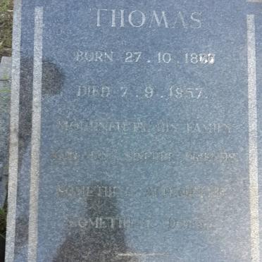 ? Thomas 1876-1957