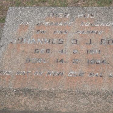 ROUX Johannes D.J. 1911-1954