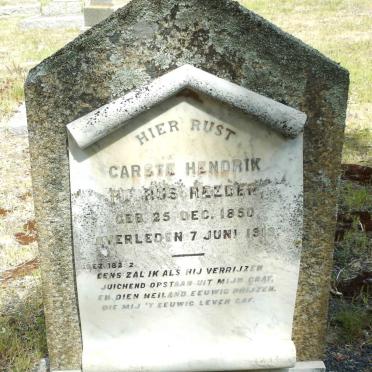 REEDER Carste Hendrik Petrus 18?0-1913 &amp; Beatrix Magdalena 1854-1924
