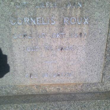 ROUX Cornelis -1947