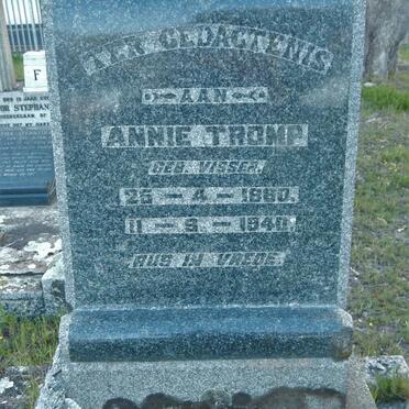 TROMP Annie nee VISSER 1880-1940
