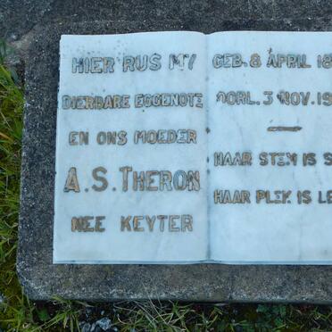THERON S.J. 1866-1950 &amp; A.S. KEYTER 1868-1941