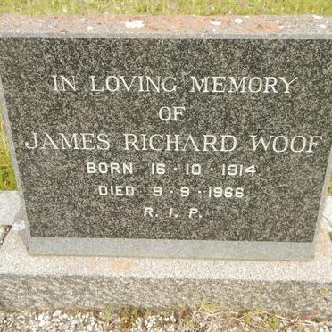 WOOF James Richard 1914-1966