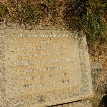 WESSELS Engela E. nee COMBRINCK 1908-1946