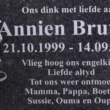 BRUWER Annien 1999-2021