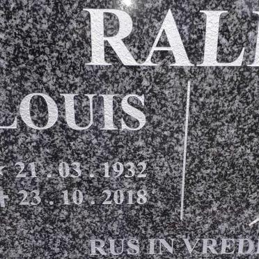 RALL Louis 1932-2018