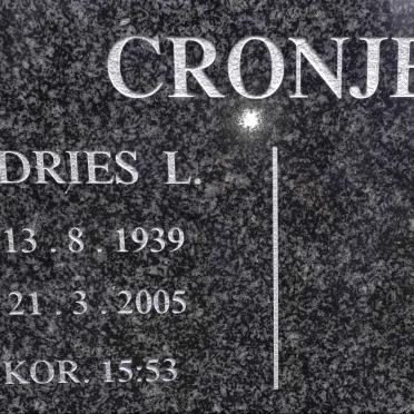 CRONJE Andries L. 1939-2005