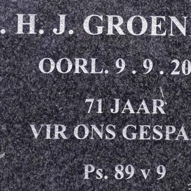 GROENEWALD H.J. -2013