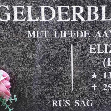 GELDERBLOEM Elizabeth 1950-2005