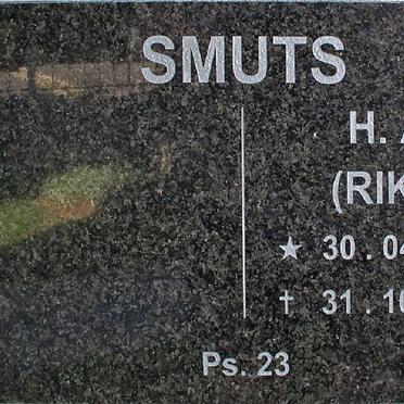 SMUTS H.A. 1933-2004
